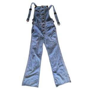 Vintage 70s HANG TEN Flare Overalls Large